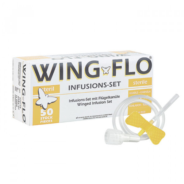 Wing-Flo Perfusionsbestecke Beige 19G