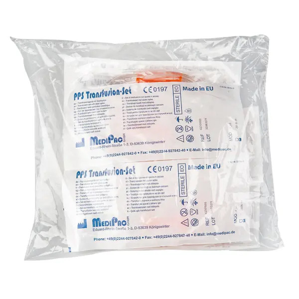 MediPac PPS Transfusionsgerät Luer-Lock Packung