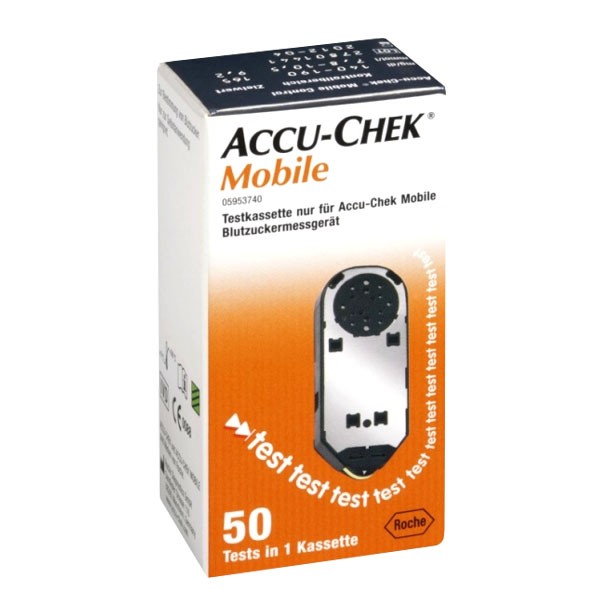 Original 50 Accu-Chek® Mobile Teststreifen.