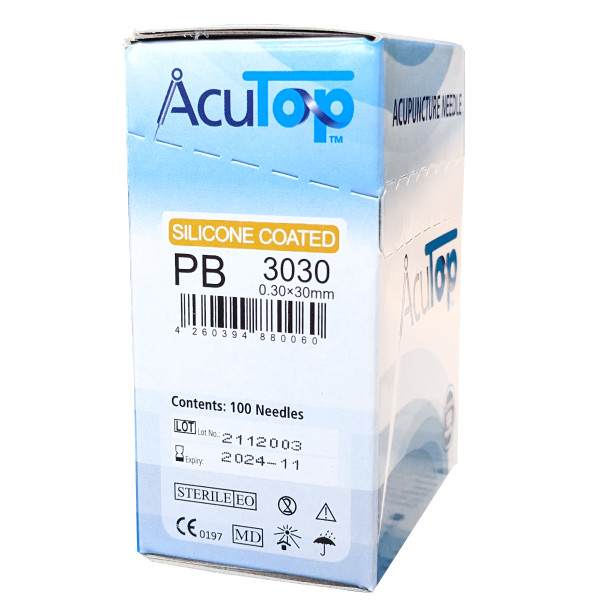 AcuTop® Akupunkturnadeln Typ PB 30 x 30 Gelb