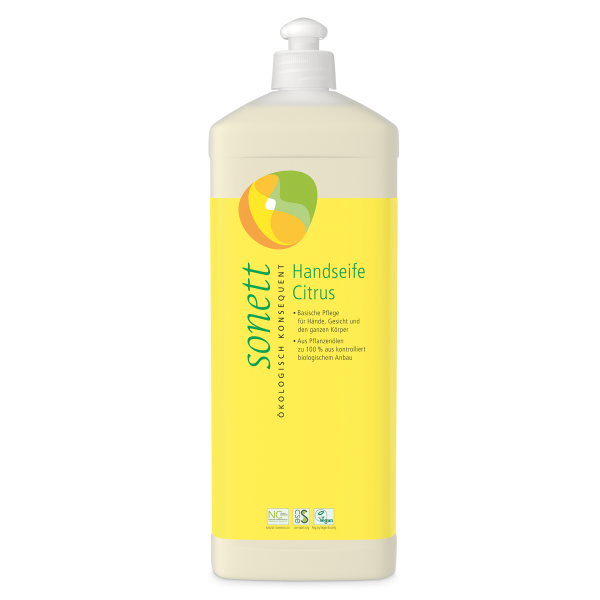 Sonett Handseife Citrus 1000 ml Dosierflasche