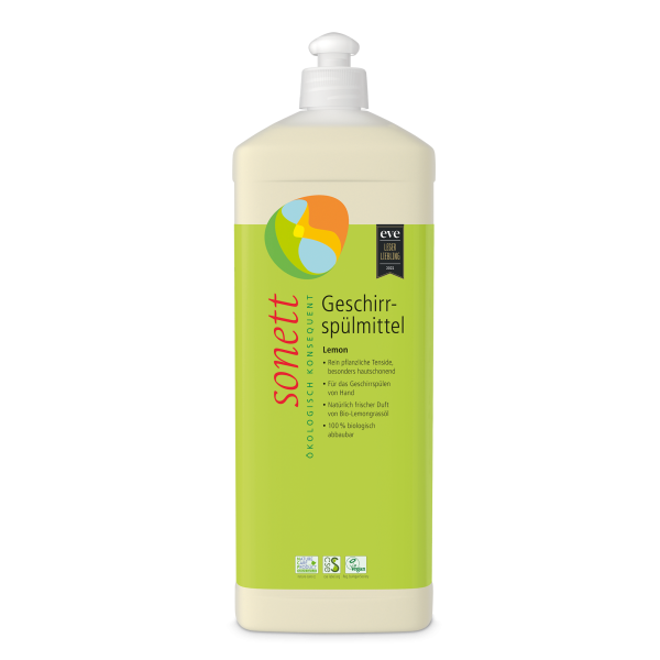 Sonett Geschirrspülmittel Lemon 1000 ml Dosierflasche