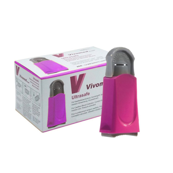 UltraSafe Sicherheitslanzetten 21 G Violett