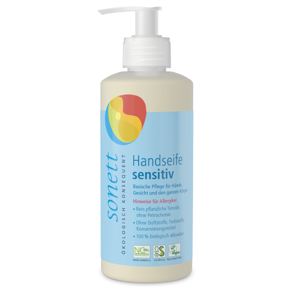 Sonett Handseife Sensitiv 300 ml Spenderflasche