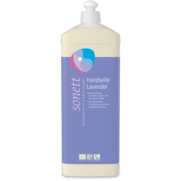 Sonett Handseife Lavendel Dosierflasche