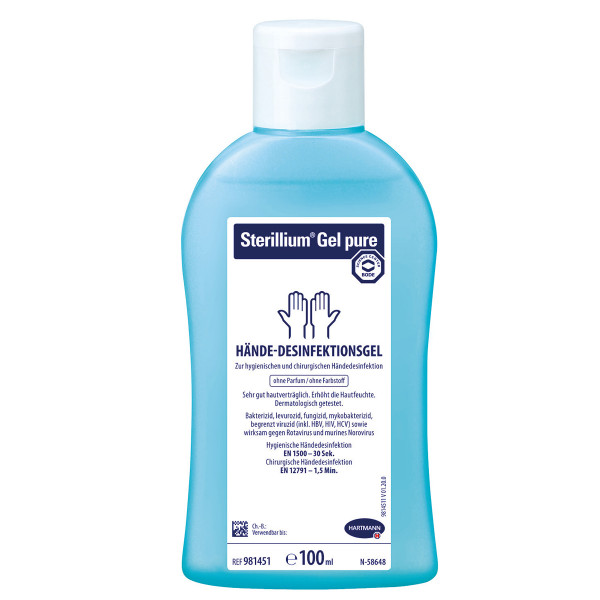 Bode Sterillium® Gel pure Händedesinfektion 100 ml Kittelflasche