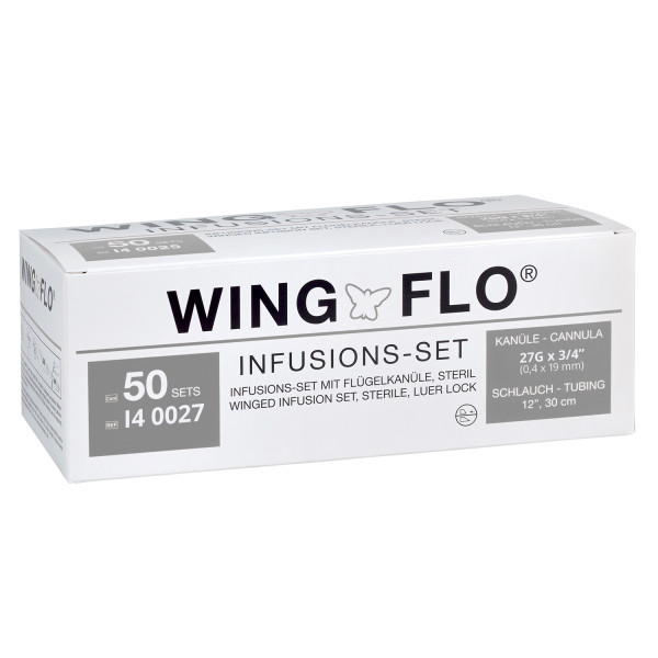 Wing-Flo® Perfusionsbestecke 27 G - 0,4 x 19 mm - Grau