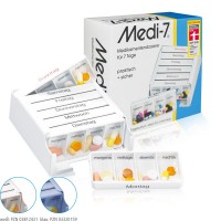 Medi-7® Medikamenten Wochendispenser Weiß Medi-7® Medikamenten Wochendispenser Weiß