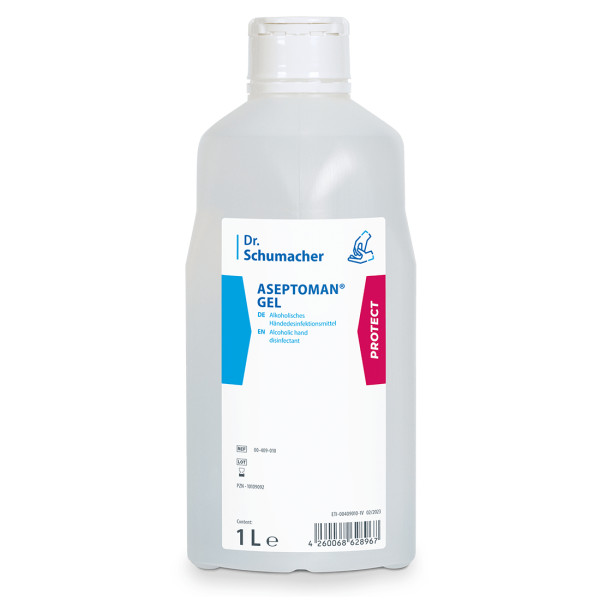 Dr. Schumacher Aseptoman® Gel Händedesinfektion 1000 ml Spenderflasche
