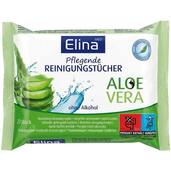 Elina Med Aloe Vera Feuchttücher 20 Stück