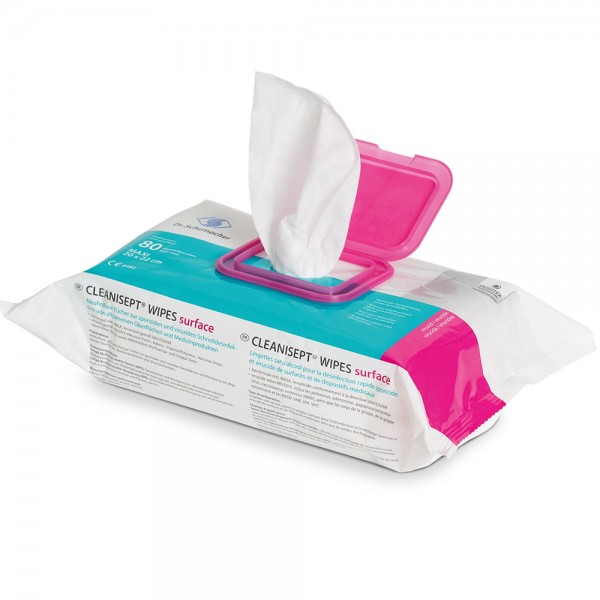 Dr. Schumacher Cleanisept® Wipes forte MAXI Desinfektionstücher