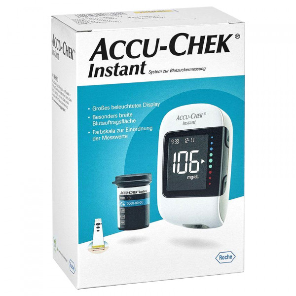 Accu-Chek® Instant Blutzucker-Messgerät - SET mg/dl