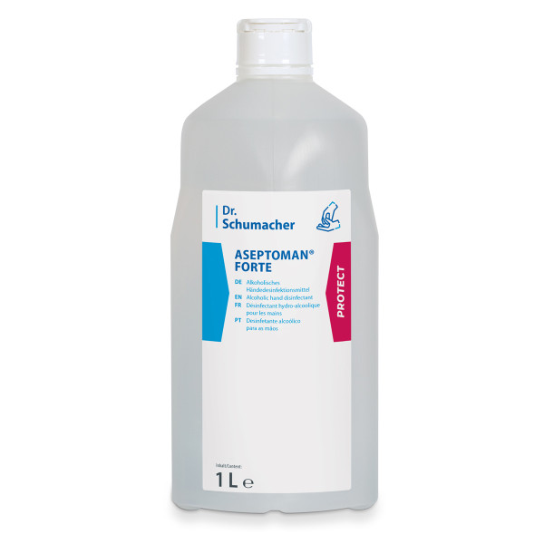 Dr. Schumacher Aseptoman® forte Händedesinfektion 1000 ml Spenderflasche