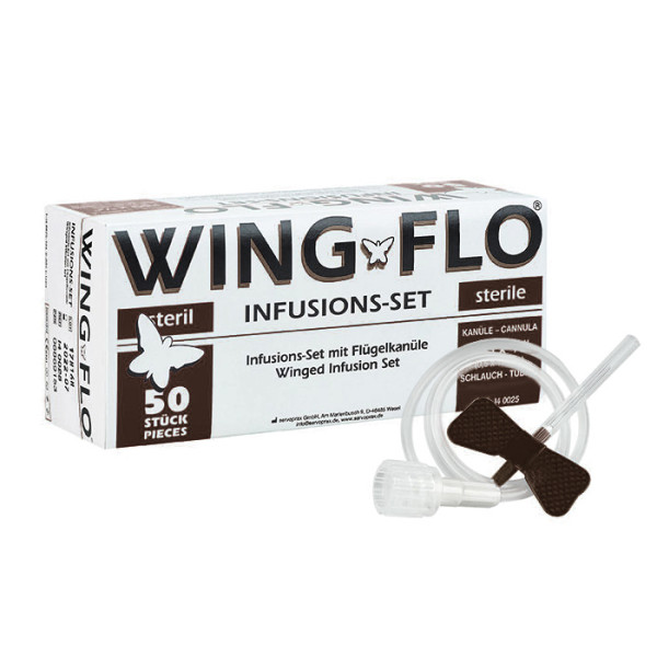 Wing-Flo Perfusionsbestecke Schwarz 22G