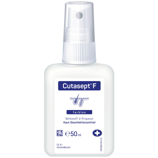 Cutasept® F Hautdesinfektion - farblos 50 ml Spruehflasche