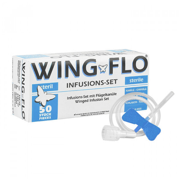 Wing-Flo Perfusionsbestecke Blau 23G