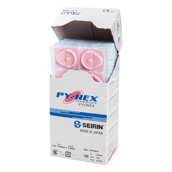 Seirin® Pyonex Dauernadeln Violett - 0,20 x 1,50 mm