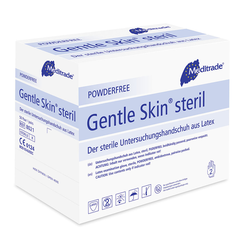 Meditrade Gentle Skin® Sensitive Latex Untersuchungshandschuhe Online